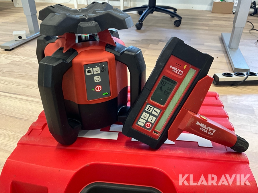 Rotationslaser Hilti PR 30-HVSG med PRA 30G, kalibrerad
