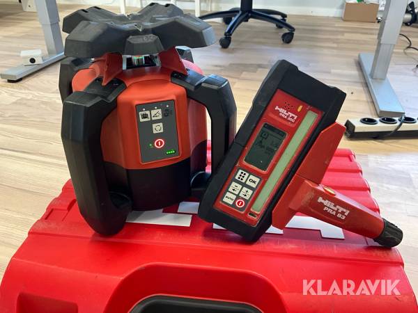 Rotationslaser Hilti PR 30-HVSG med PRA 30G, kalibrerad