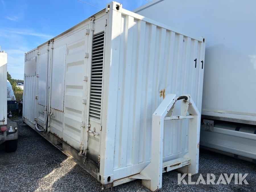 Högtryckspump Hammelmann 20 fots container med lastväxlarram