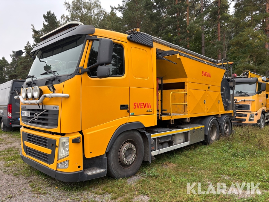 Lastbil Volvo FH460 HP 6x2 komplett snabellagare Savalco SR1501