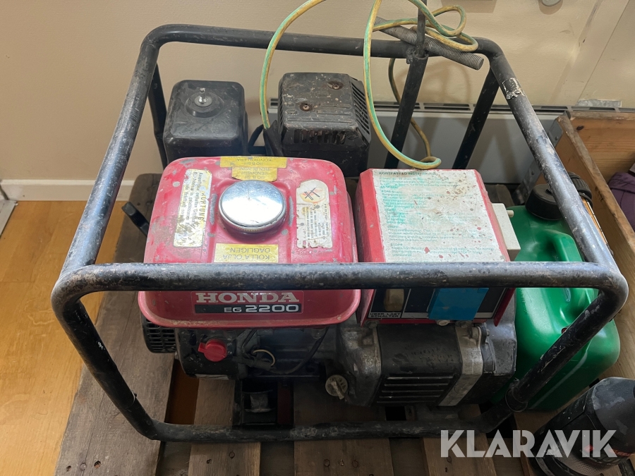 Generator Honda EG 2200, Täby, Klaravik auktioner