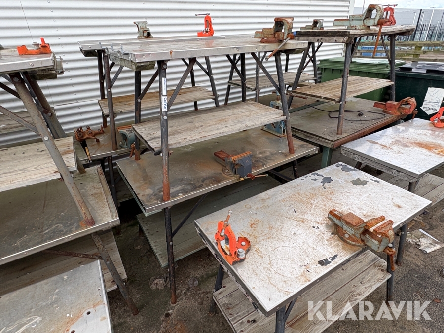 Arbetsbänkar 5st