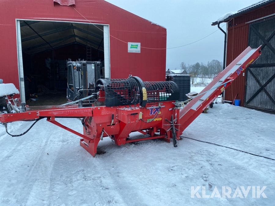 Vedmaskin El/traktordriven Hakki Pilke Green Speed 1x42