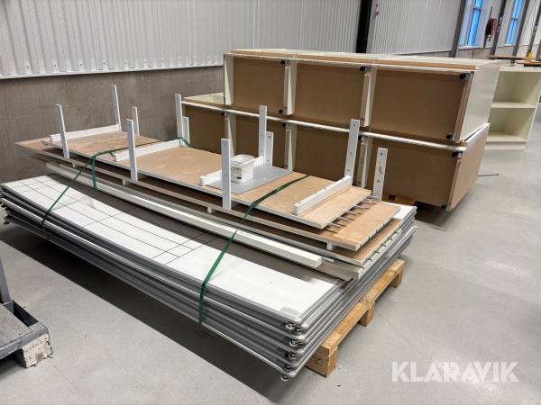 Whiteboard jalusi modul med tillhörande underskåp