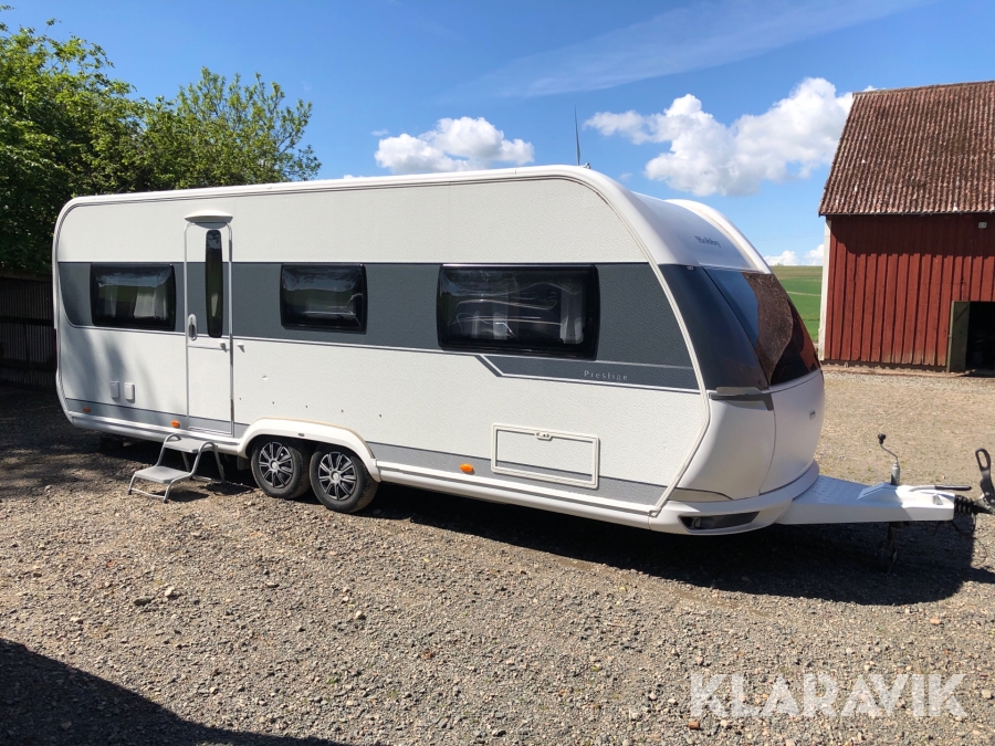 Husvagn Hobby Prestige 610 med Isabella förtält