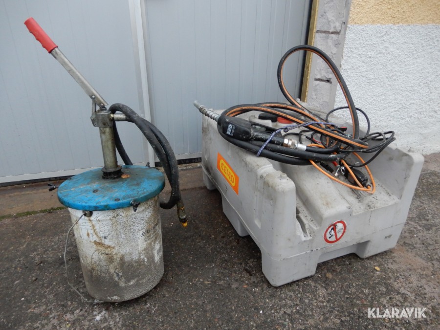 Dieseltank pump/handtag Smörjpump