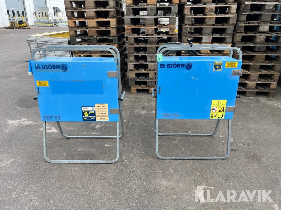 Huvudcentraler El-Björn ZFS 63, ZSF 25 2st