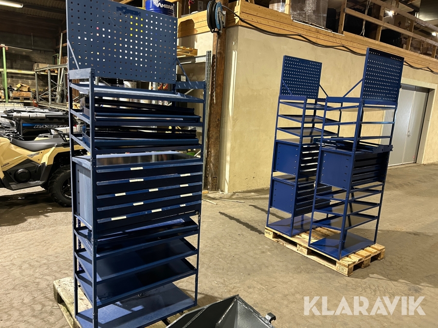 Verkstadshyllor / materialställ  