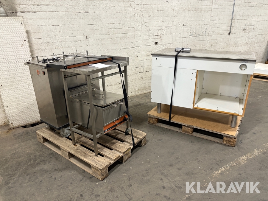 Storköksutrustning för servering 2st pall