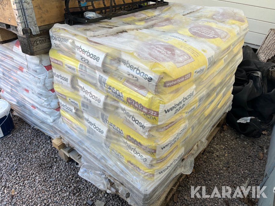 Putsbruk Weber 222 48st (1st pall)