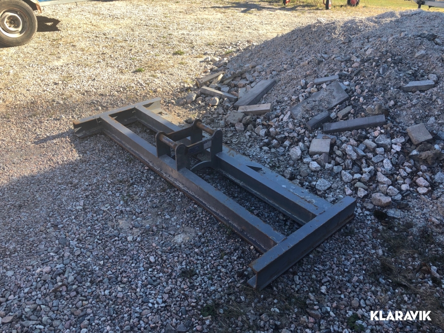 Planeringsbalk med S40 fäste  SB Grävtillbehör  