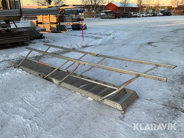 Byggtrappa aluminium