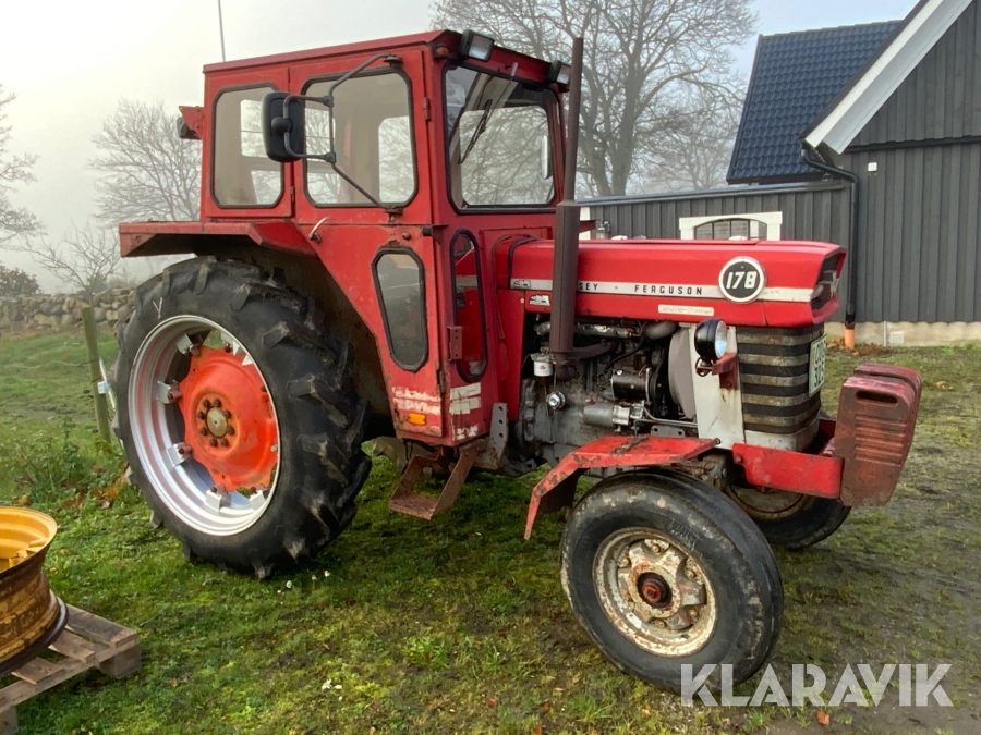 Klaravik Auktioner Veterantraktor Massey Ferguson 178