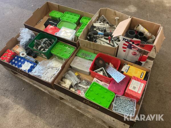 Byggmaterial blandat