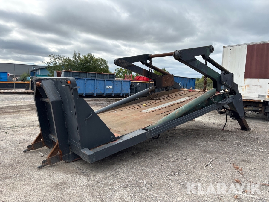 Liftdumper på lastväxlarram Joab HL15