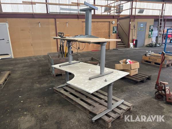 Skrivbord Höj & Sänkbart - 3st