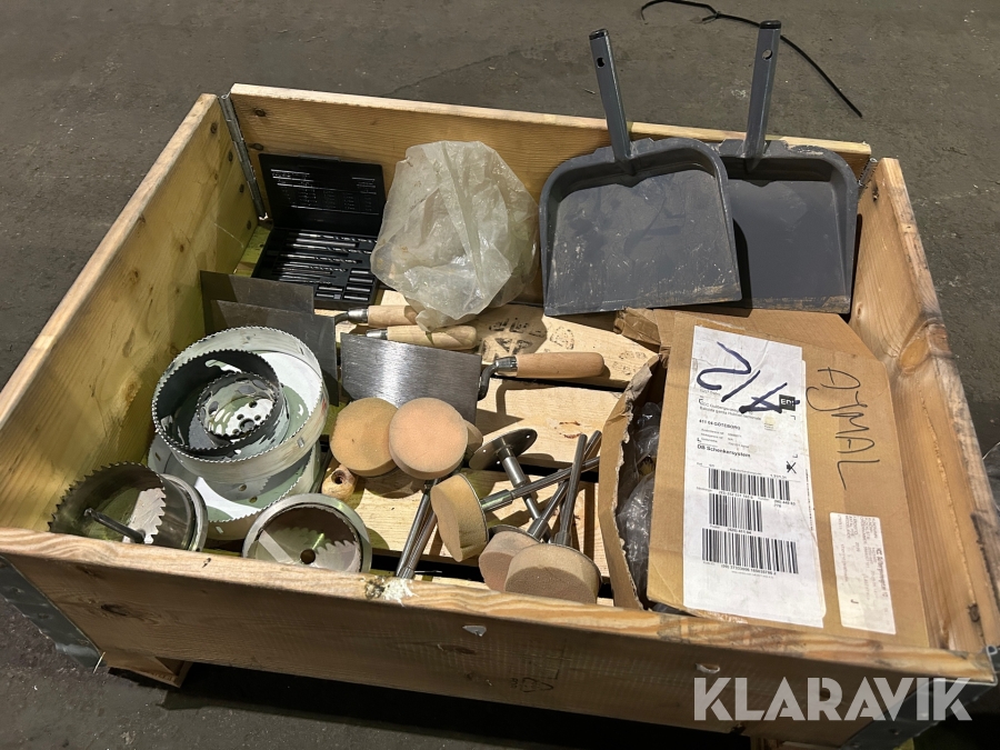 Hålsågar, murarslevar, borr, borstar 