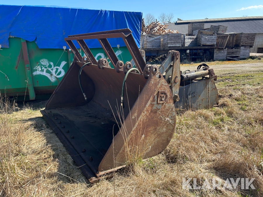 Högtipparskopa Viby Jern 2100 l med förlängningsarm