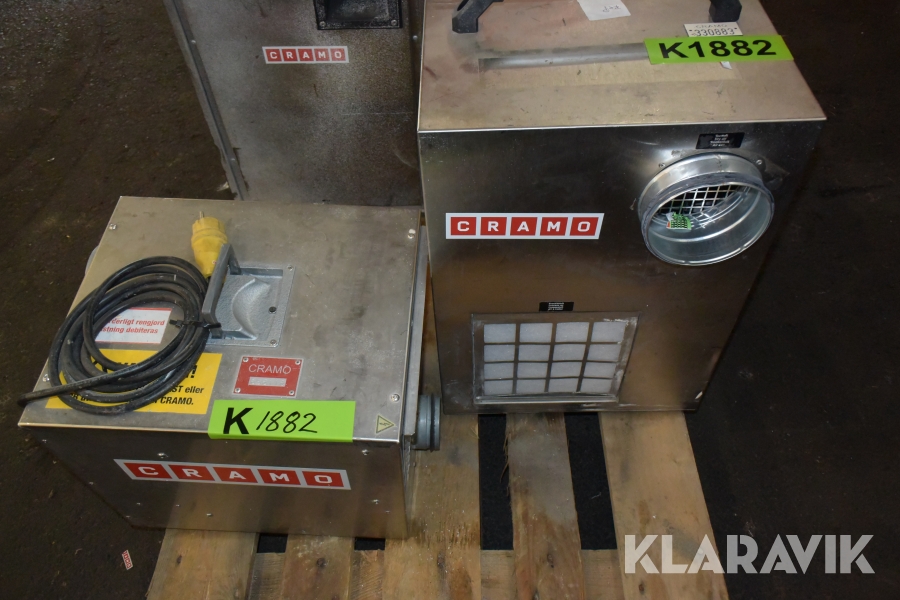 Avfuktare Munters / Cotes MCS 300 & CR2403 sorptionsavfuktare