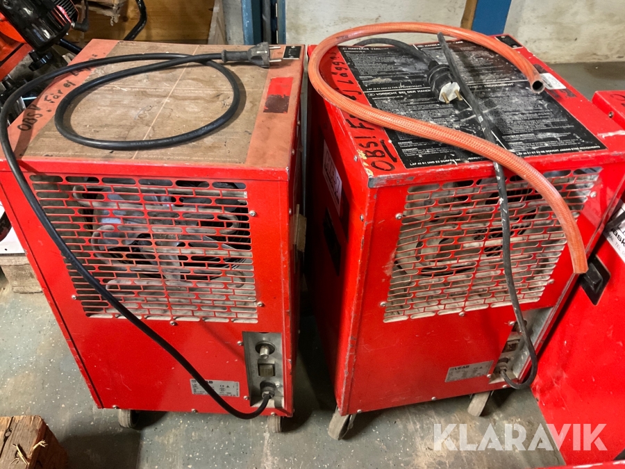 Avfuktningsaggregat med värme Veab LAF 45 A 2 st