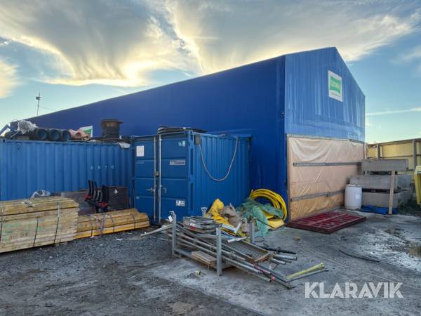 Tälthall 24x8 m med innerduk