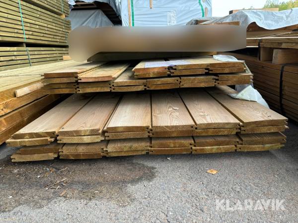 Spontad regel tryckimpregnerad 22x170 45st