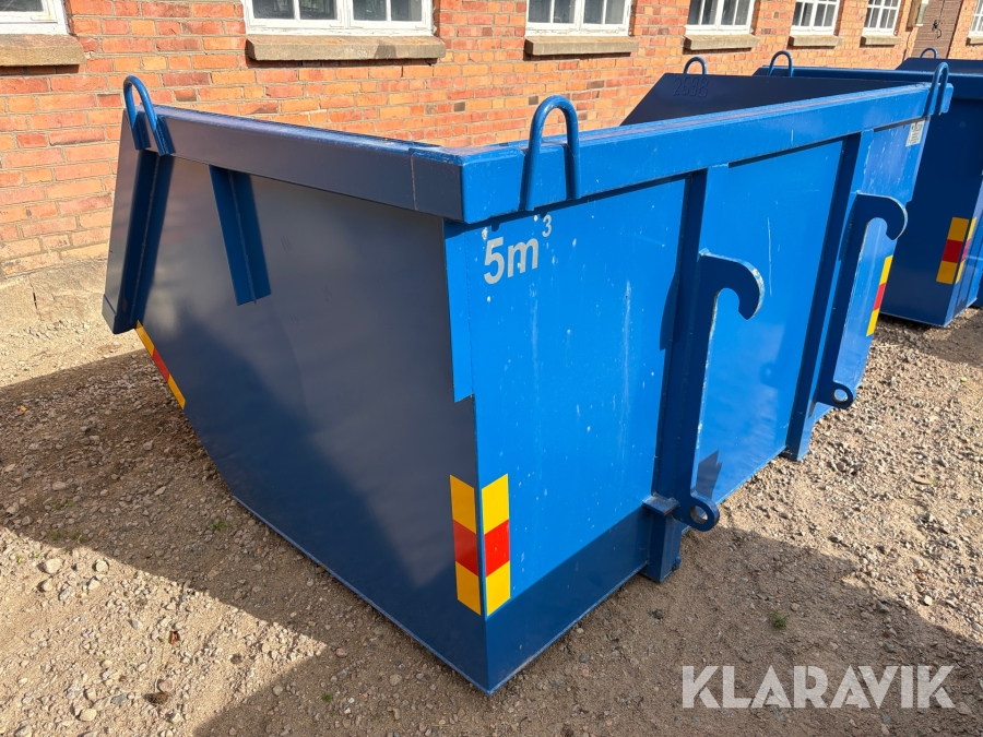 Container Dinacon 5m3 med stora BM-fäste