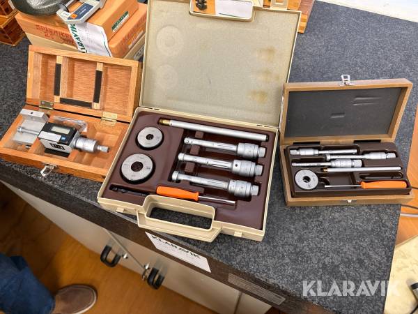 Trepunktshålmikrometer Tesa