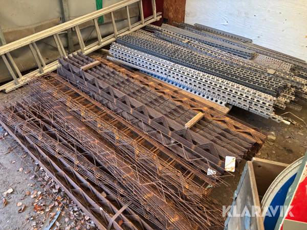 Parti med armeringsdistanser