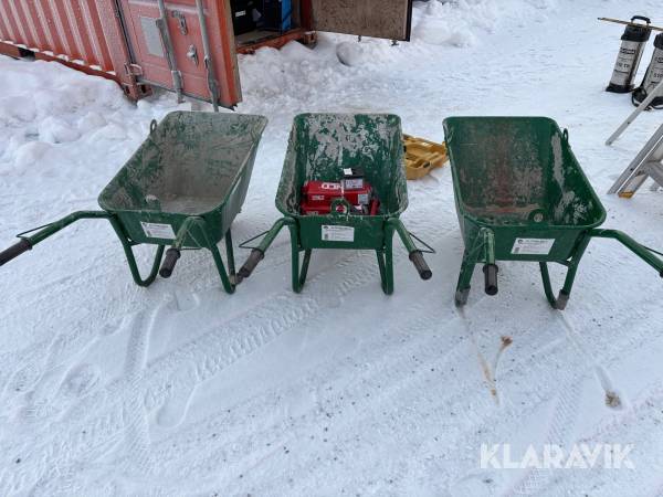 Murbrukskärra Hörbybruk Ekebykärran 3 st