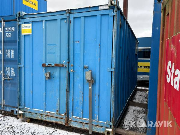 Container oisolerad 20’ med el & hylla