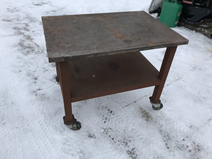 Svetsbord på hjul / 2 Stycken