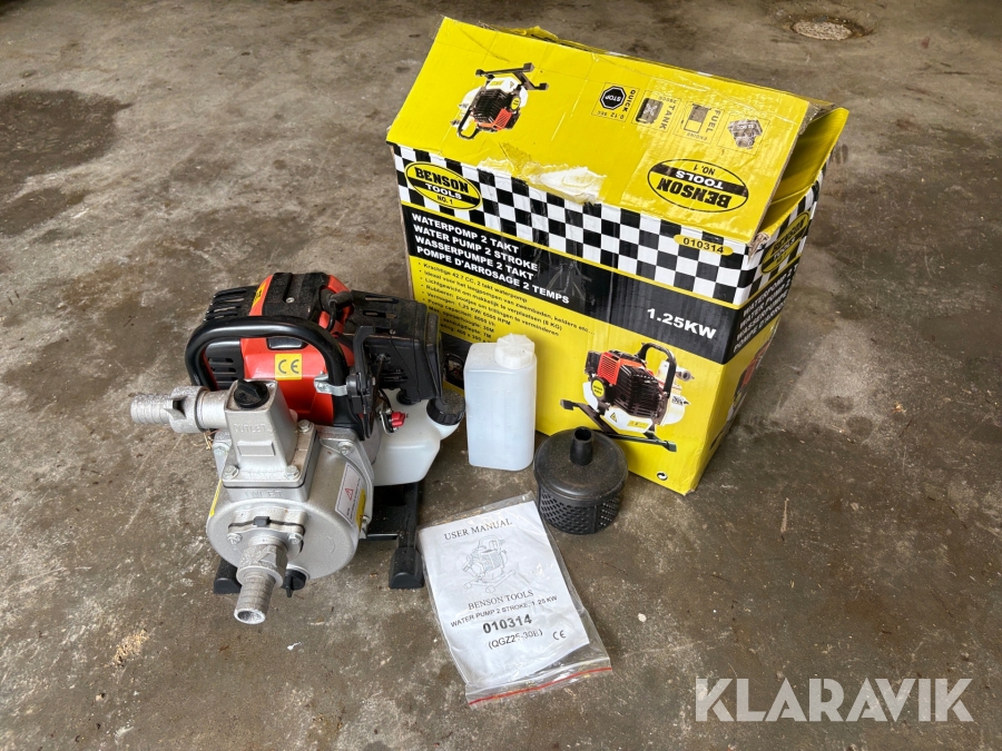 Vattenpump Benson 1,25KW