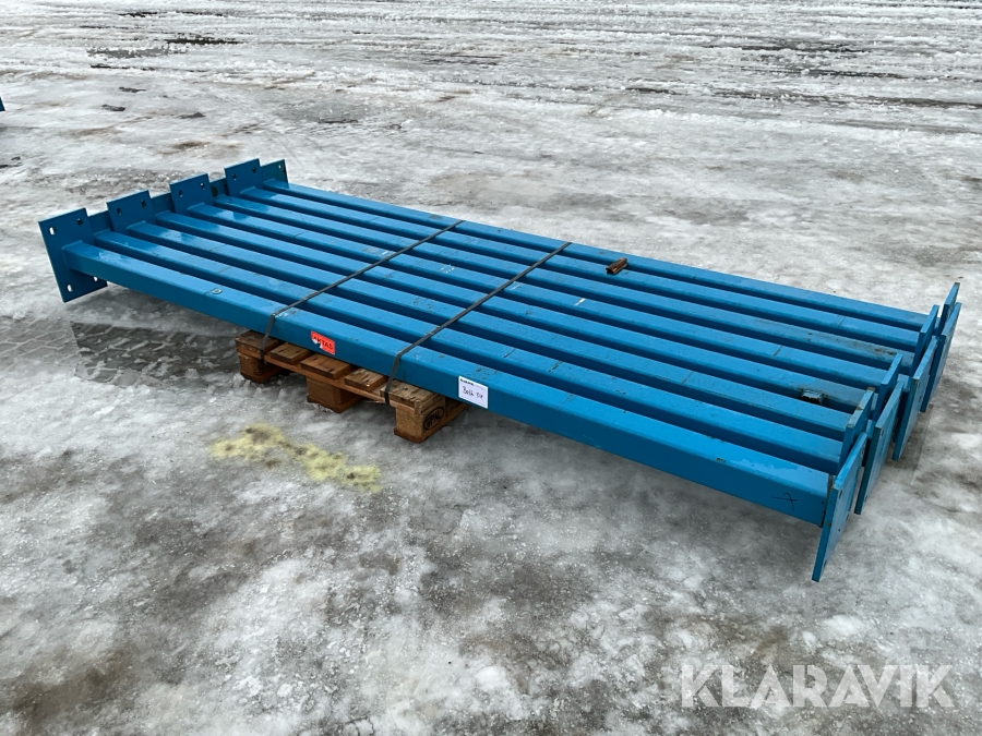 Metallbalkar 8st fyrkants profiler