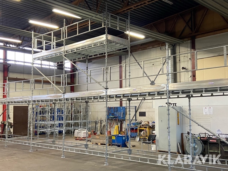 Ställningspaket Haki 2550x1250 Gavelpaket Haki