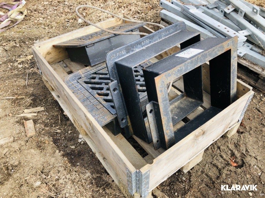 Gallerbetäckning 2 st  Ulefos Teleskopisk A1 - 3P 