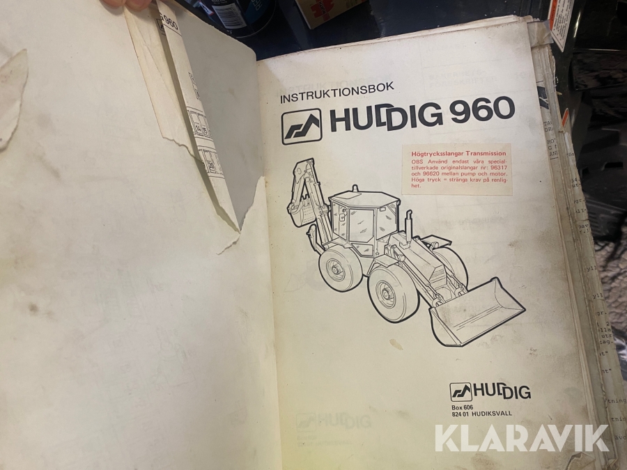 Grävlastare Huddig 960 c6