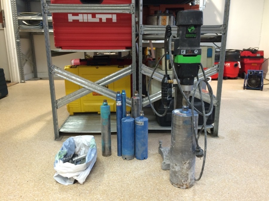 Kärnborr med tillbehör