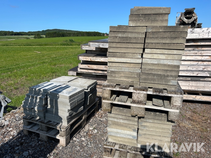 Markplattor / betongplattor 3 pallar