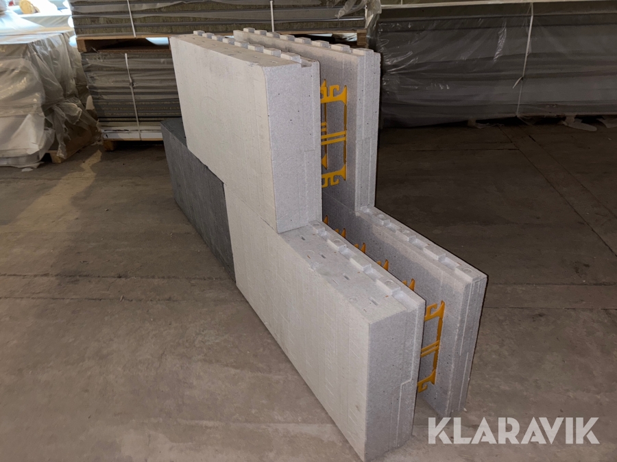 Formgjutna block Sundolitt Raka isolerade gjutformar