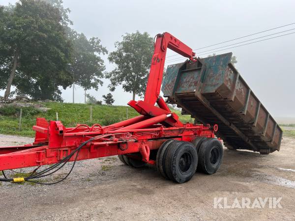 Lastväxlarvagn med schaktflak Joab J18A