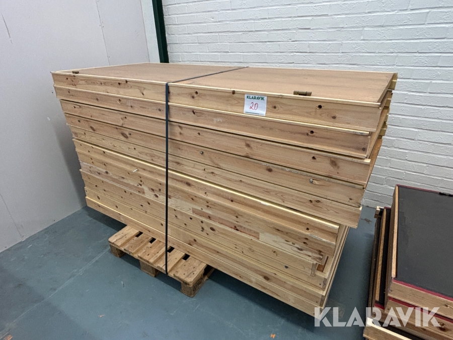 Innerdörrar med karm 12st