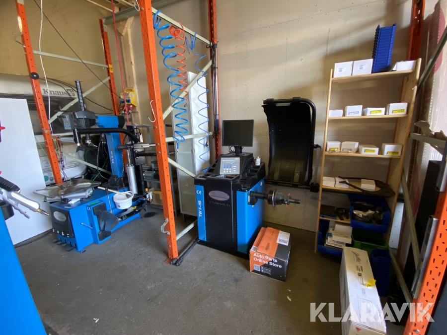 Däck & balanseringsmaskiner Twin Busch TW X-36 / TW F-95 med tillbehör