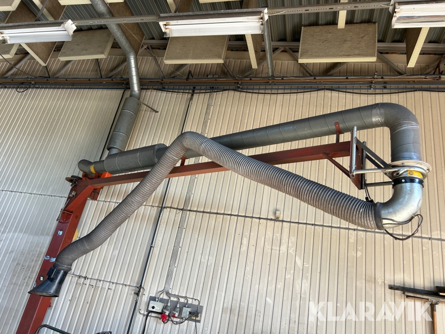 Rök / svetsutsug med svängkran Nederman