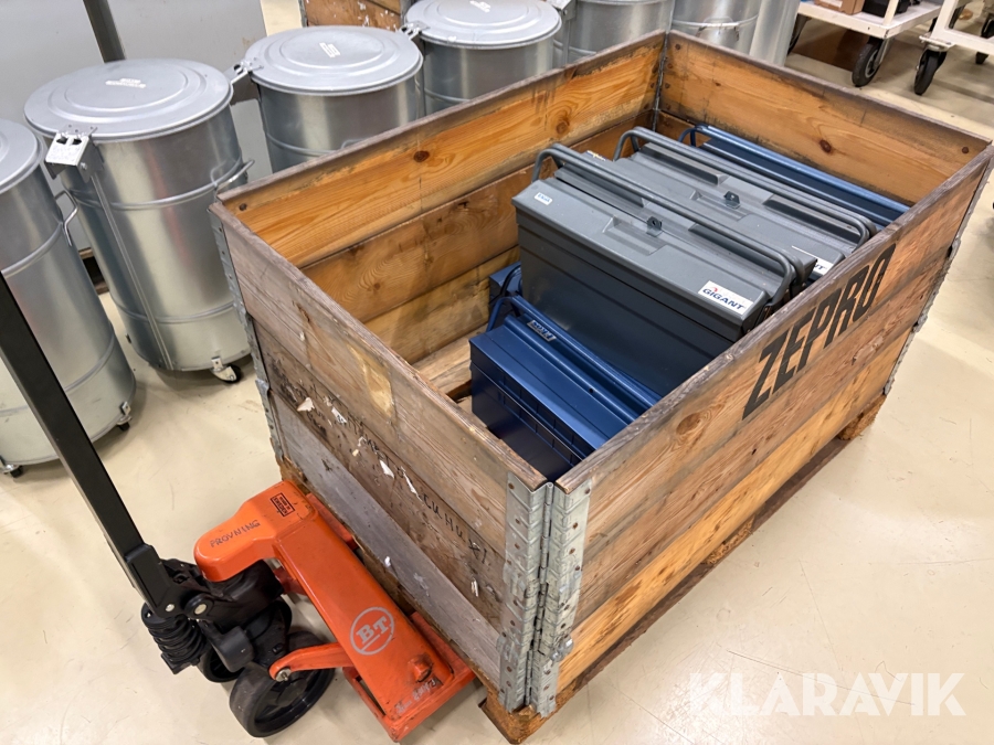 Verktygslådor Gigant parti 7 st