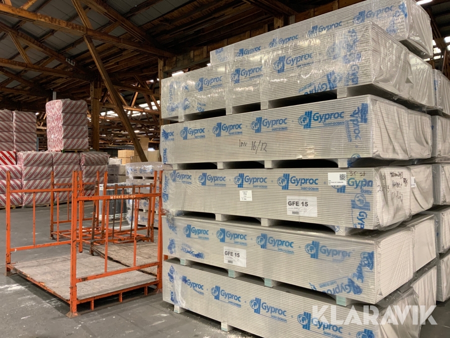 Brandgips Gyproc 15,4x900x2500 mm.