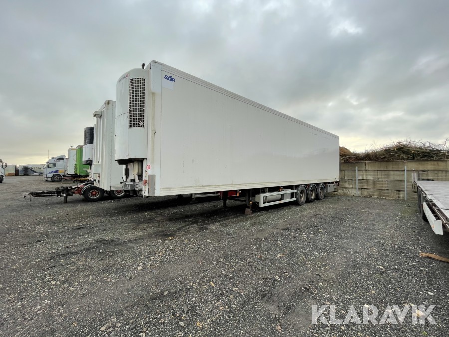 Trailer SOR Iberica SP71 med kylaggregat Bakgavellyft
