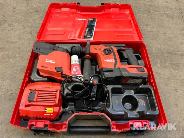 Batteridriven borrhammare Hilti TE 6-A22 med tillbehör