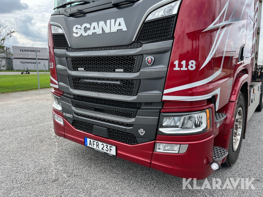 Spannmålsekipage Scania R660 med JOAB Cameleontsystem