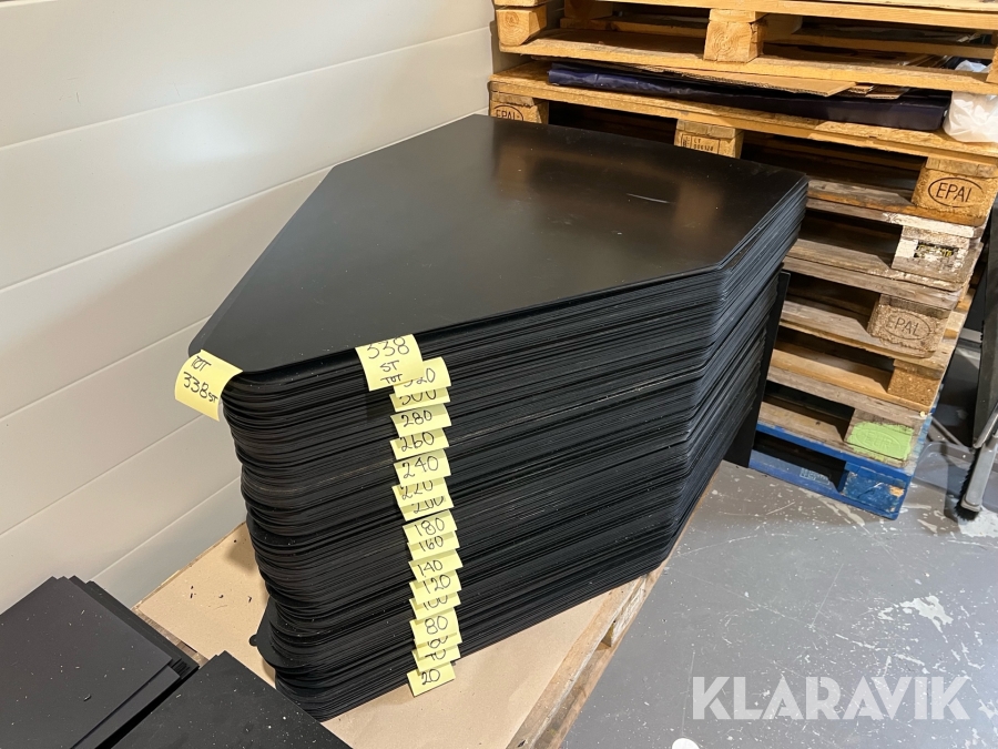 Plastämnen för vägmärken 338 st